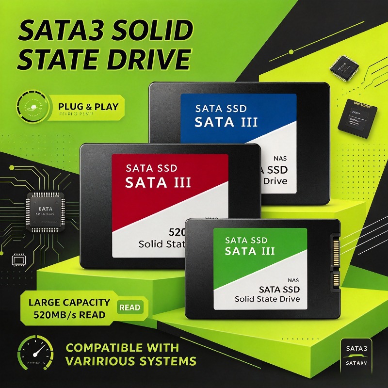 Ssd 500Gb - قرص صلب داخلي جديد أصلي SATA3