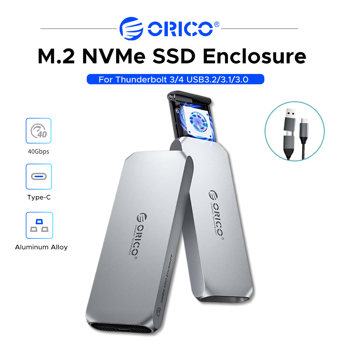 علبة خارجية لمحرك أقراص SSD من - مراجعة Usb4 40Gbps External Ssd 8Tb وسعره