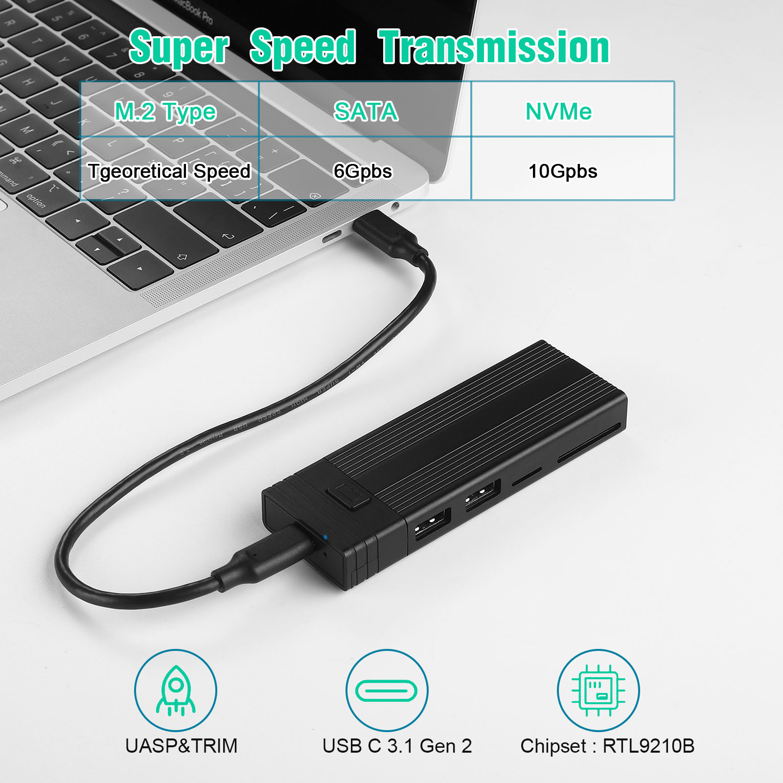 علبة تخزين KEBIDUMEI M.2 NVMe  - مراجعة Memory Card Ssd وسعره