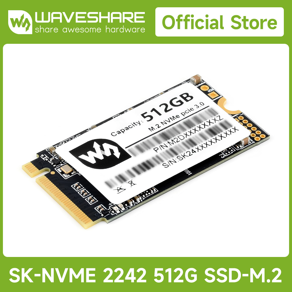 Waveshare SK M2 NVME 2242 128G - مراجعة Nvme Ssd وسعره